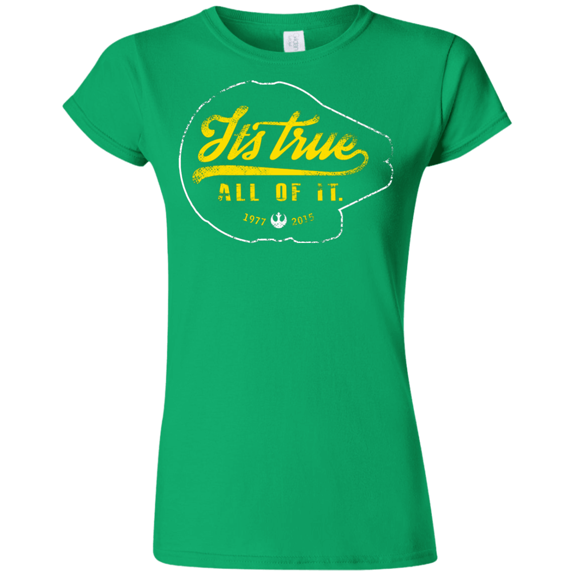 T-Shirts Irish Green / S Its True Junior Slimmer-Fit T-Shirt