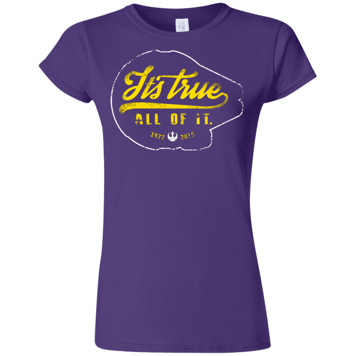 T-Shirts Purple / S Its True Junior Slimmer-Fit T-Shirt