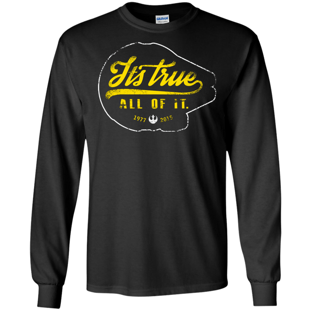 T-Shirts Black / S Its True Men's Long Sleeve T-Shirt