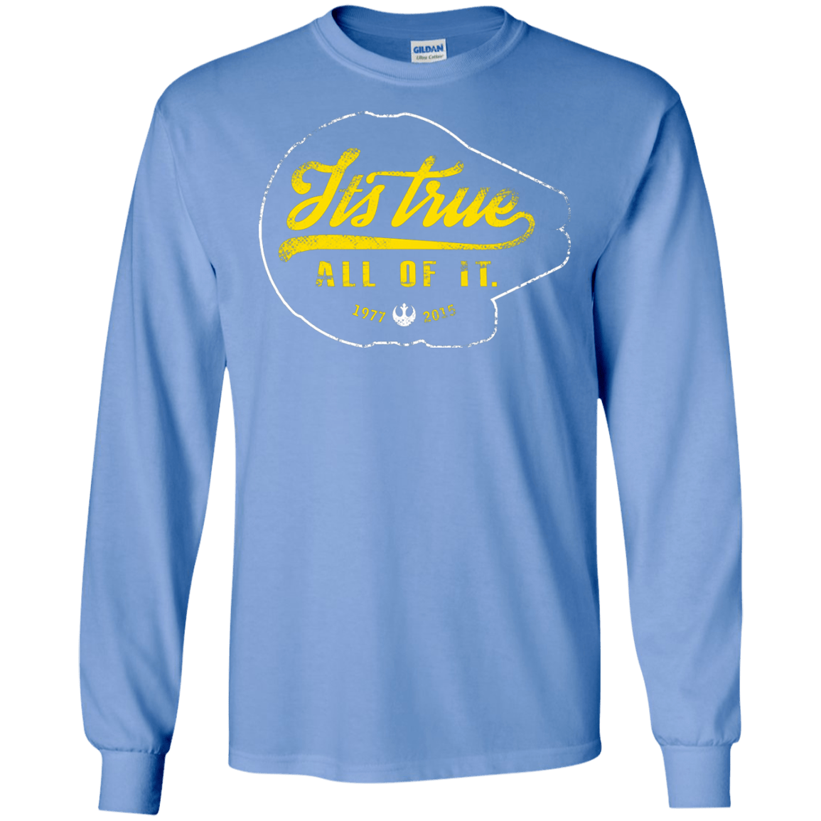 T-Shirts Carolina Blue / S Its True Men's Long Sleeve T-Shirt