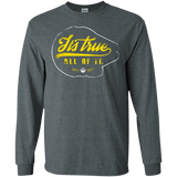 T-Shirts Dark Heather / S Its True Men's Long Sleeve T-Shirt