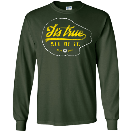 T-Shirts Forest Green / S Its True Men's Long Sleeve T-Shirt