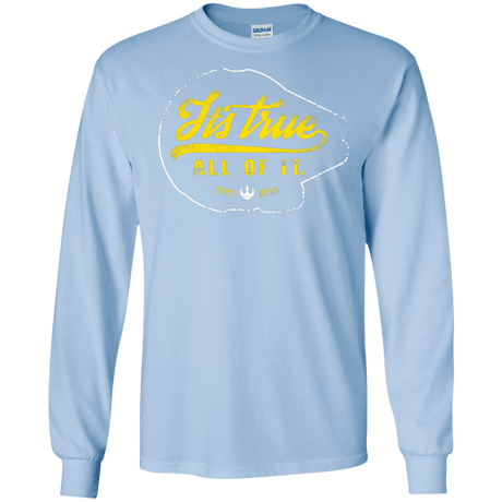 T-Shirts Light Blue / S Its True Men's Long Sleeve T-Shirt