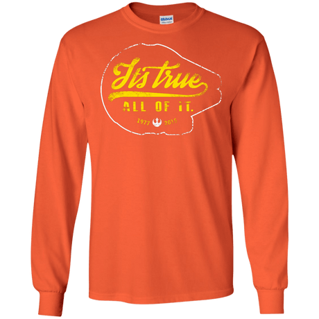 T-Shirts Orange / S Its True Men's Long Sleeve T-Shirt