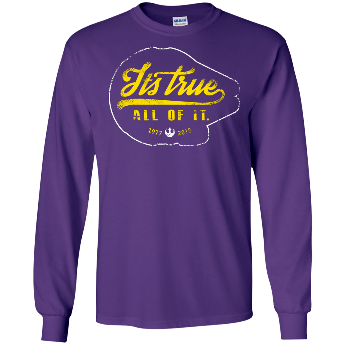 T-Shirts Purple / S Its True Men's Long Sleeve T-Shirt