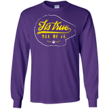 T-Shirts Purple / S Its True Men's Long Sleeve T-Shirt