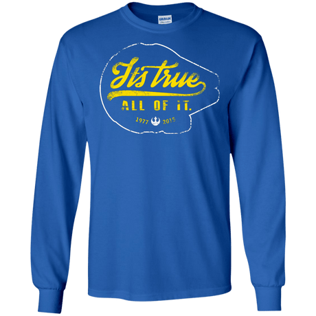 T-Shirts Royal / S Its True Men's Long Sleeve T-Shirt