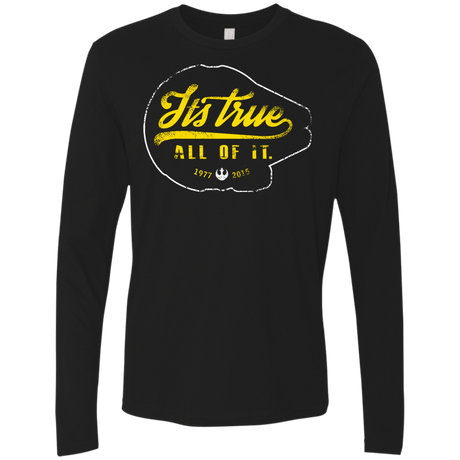 T-Shirts Black / S Its True Men's Premium Long Sleeve