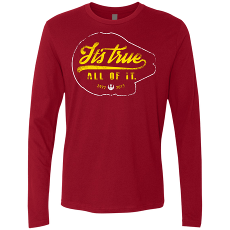 T-Shirts Cardinal / S Its True Men's Premium Long Sleeve