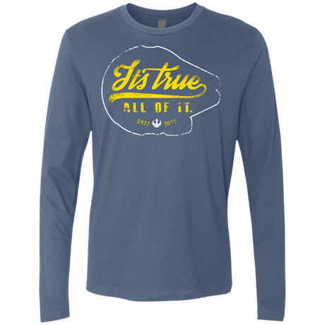 T-Shirts Indigo / S Its True Men's Premium Long Sleeve