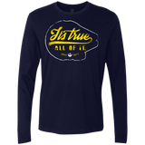T-Shirts Midnight Navy / S Its True Men's Premium Long Sleeve
