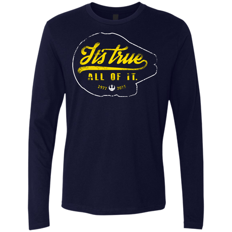 T-Shirts Midnight Navy / S Its True Men's Premium Long Sleeve