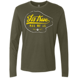 T-Shirts Military Green / S Its True Men's Premium Long Sleeve
