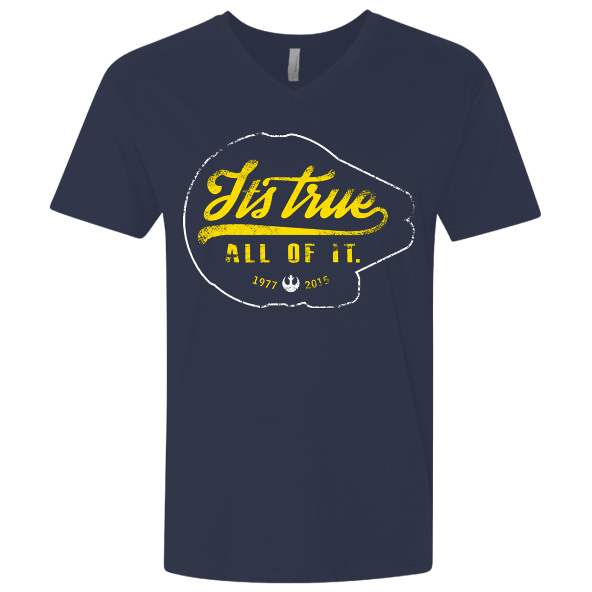 T-Shirts Midnight Navy / X-Small Its True Men's Premium V-Neck