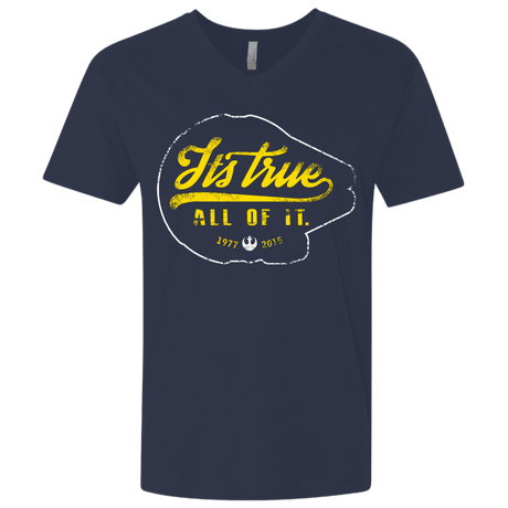T-Shirts Midnight Navy / X-Small Its True Men's Premium V-Neck