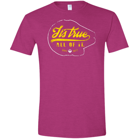 T-Shirts Antique Heliconia / S Its True Men's Semi-Fitted Softstyle