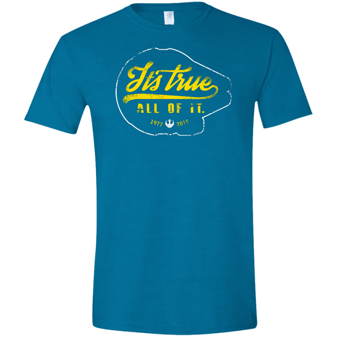 T-Shirts Antique Sapphire / S Its True Men's Semi-Fitted Softstyle