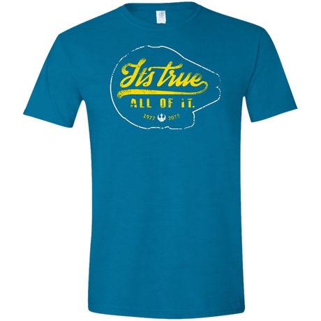 T-Shirts Antique Sapphire / S Its True Men's Semi-Fitted Softstyle