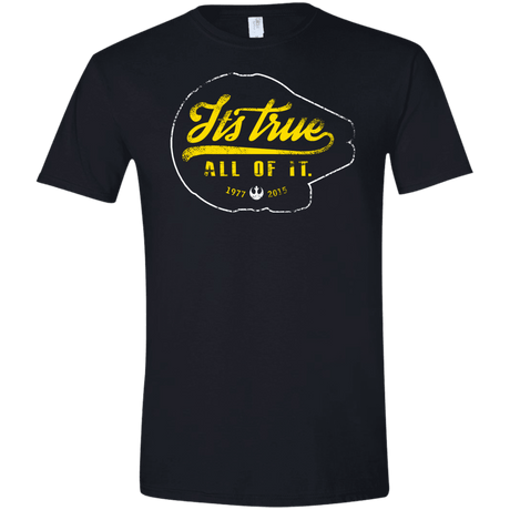 T-Shirts Black / X-Small Its True Men's Semi-Fitted Softstyle