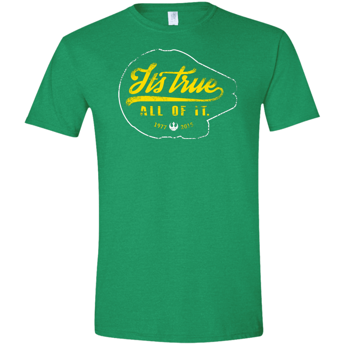 T-Shirts Heather Irish Green / S Its True Men's Semi-Fitted Softstyle