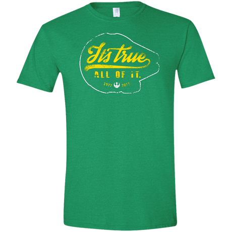 T-Shirts Heather Irish Green / S Its True Men's Semi-Fitted Softstyle