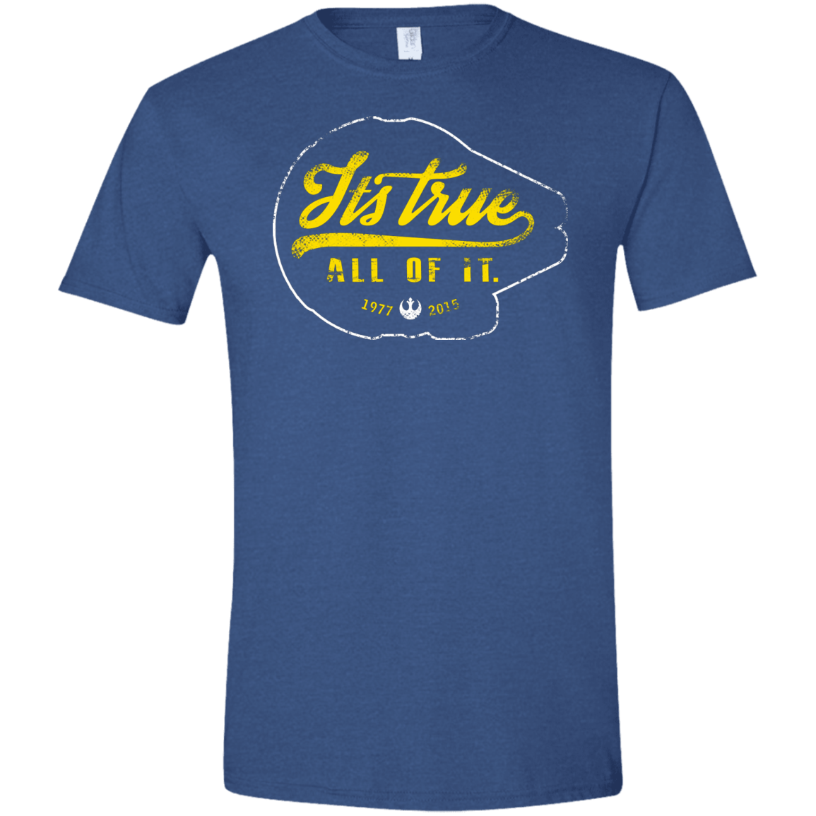 T-Shirts Heather Royal / X-Small Its True Men's Semi-Fitted Softstyle