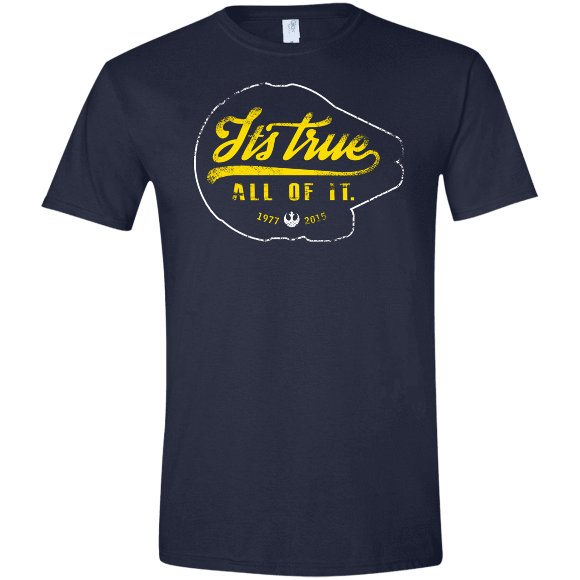 T-Shirts Navy / X-Small Its True Men's Semi-Fitted Softstyle