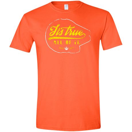 T-Shirts Orange / S Its True Men's Semi-Fitted Softstyle
