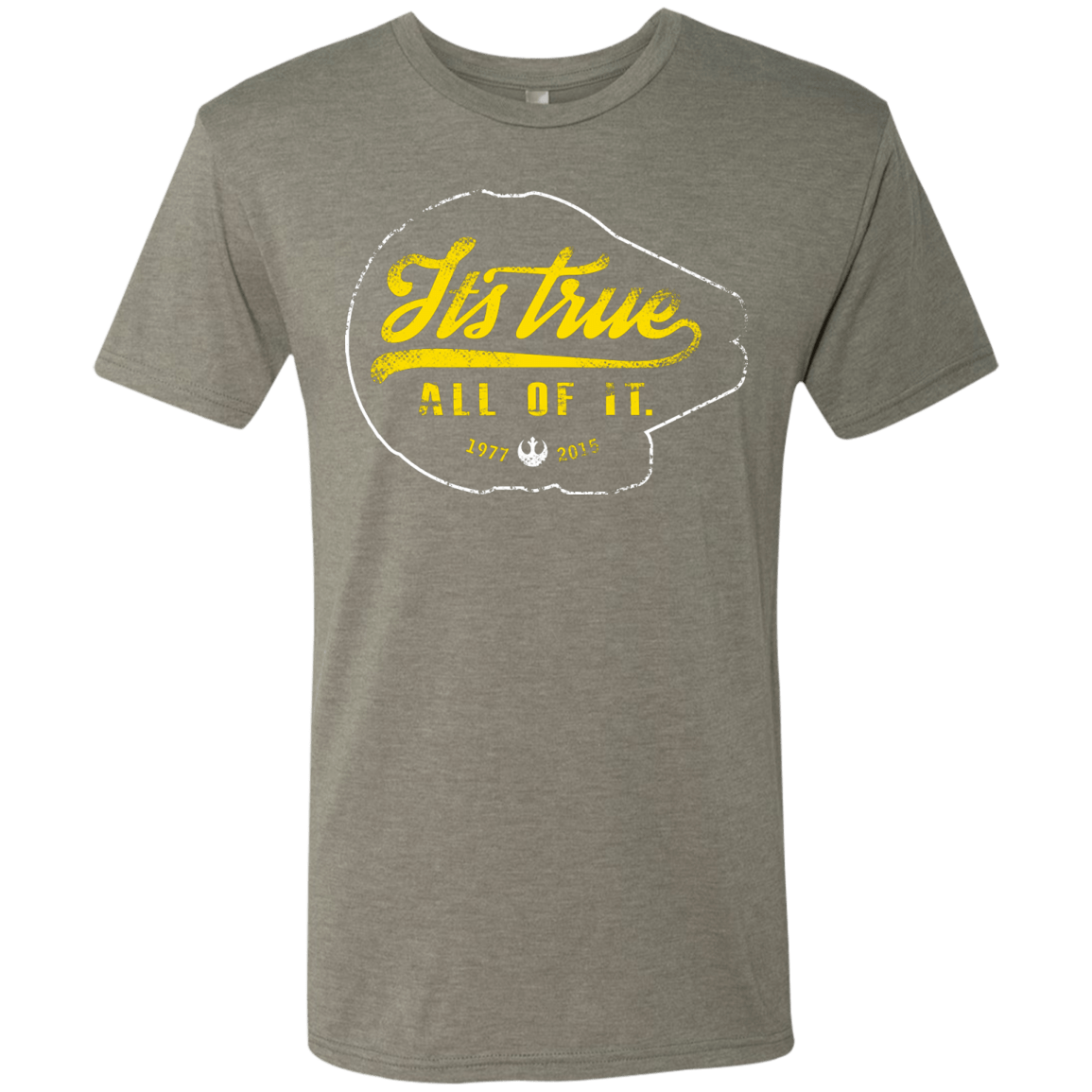 T-Shirts Venetian Grey / S Its True Men's Triblend T-Shirt