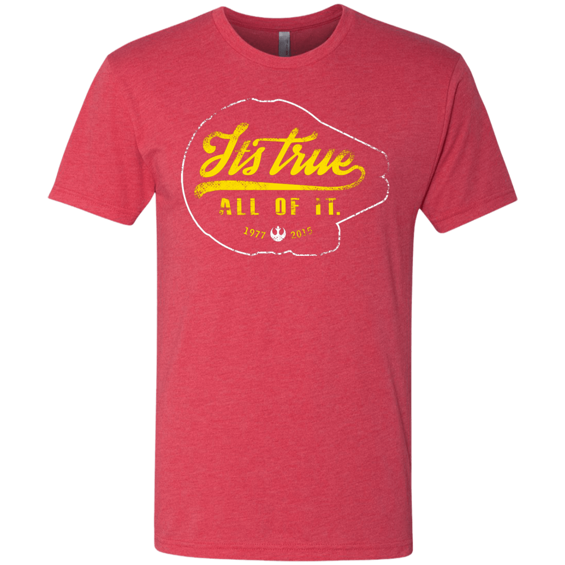 T-Shirts Vintage Red / S Its True Men's Triblend T-Shirt