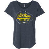 T-Shirts Vintage Navy / X-Small Its True Triblend Dolman Sleeve