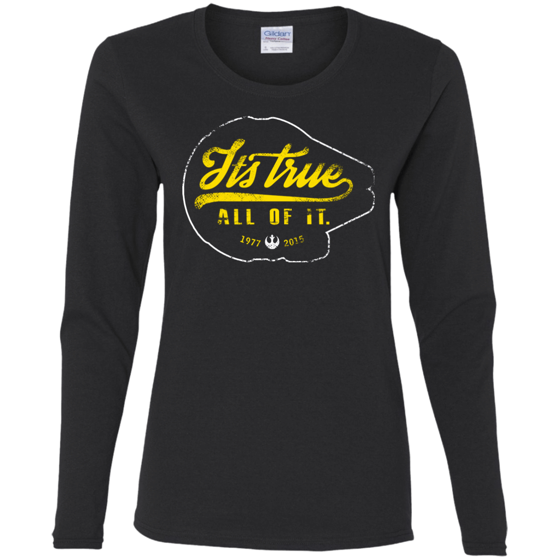 T-Shirts Black / S Its True Women's Long Sleeve T-Shirt