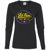 T-Shirts Black / S Its True Women's Long Sleeve T-Shirt