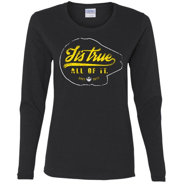 T-Shirts Black / S Its True Women's Long Sleeve T-Shirt