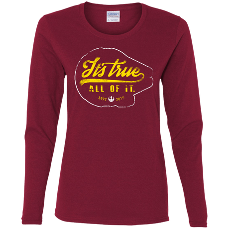 T-Shirts Cardinal / S Its True Women's Long Sleeve T-Shirt
