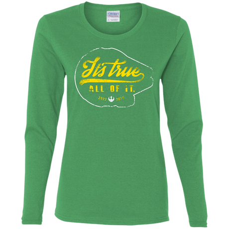 T-Shirts Irish Green / S Its True Women's Long Sleeve T-Shirt