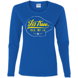 T-Shirts Royal / S Its True Women's Long Sleeve T-Shirt