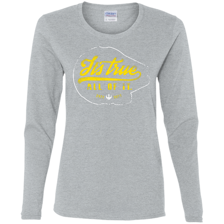 T-Shirts Sport Grey / S Its True Women's Long Sleeve T-Shirt