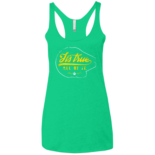 T-Shirts Envy / X-Small Its True Women's Triblend Racerback Tank