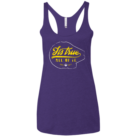 T-Shirts Purple Rush / X-Small Its True Women's Triblend Racerback Tank