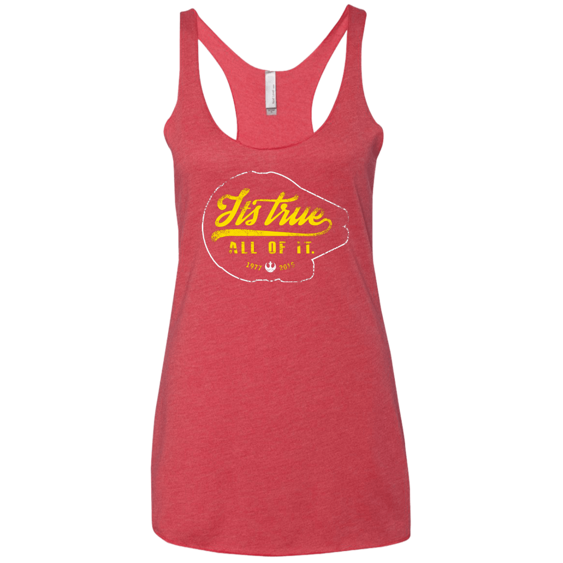 T-Shirts Vintage Red / X-Small Its True Women's Triblend Racerback Tank