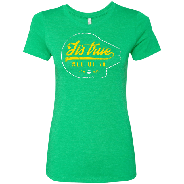 T-Shirts Envy / S Its True Women's Triblend T-Shirt