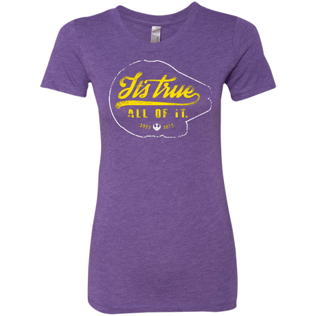 T-Shirts Purple Rush / S Its True Women's Triblend T-Shirt