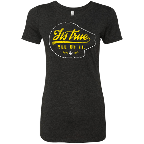 T-Shirts Vintage Black / S Its True Women's Triblend T-Shirt