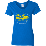 T-Shirts Royal / S Its True Women's V-Neck T-Shirt