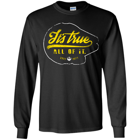 T-Shirts Black / YS Its True Youth Long Sleeve T-Shirt