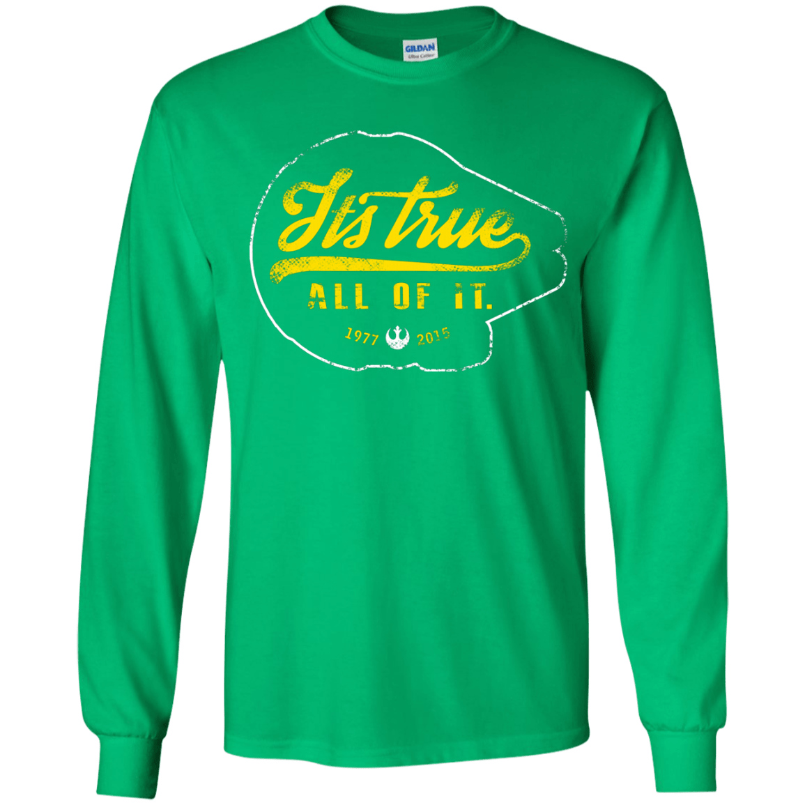 T-Shirts Irish Green / YS Its True Youth Long Sleeve T-Shirt