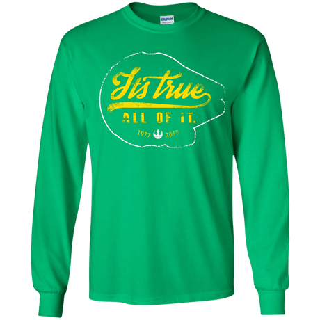 T-Shirts Irish Green / YS Its True Youth Long Sleeve T-Shirt