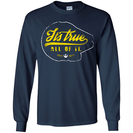 T-Shirts Navy / YS Its True Youth Long Sleeve T-Shirt