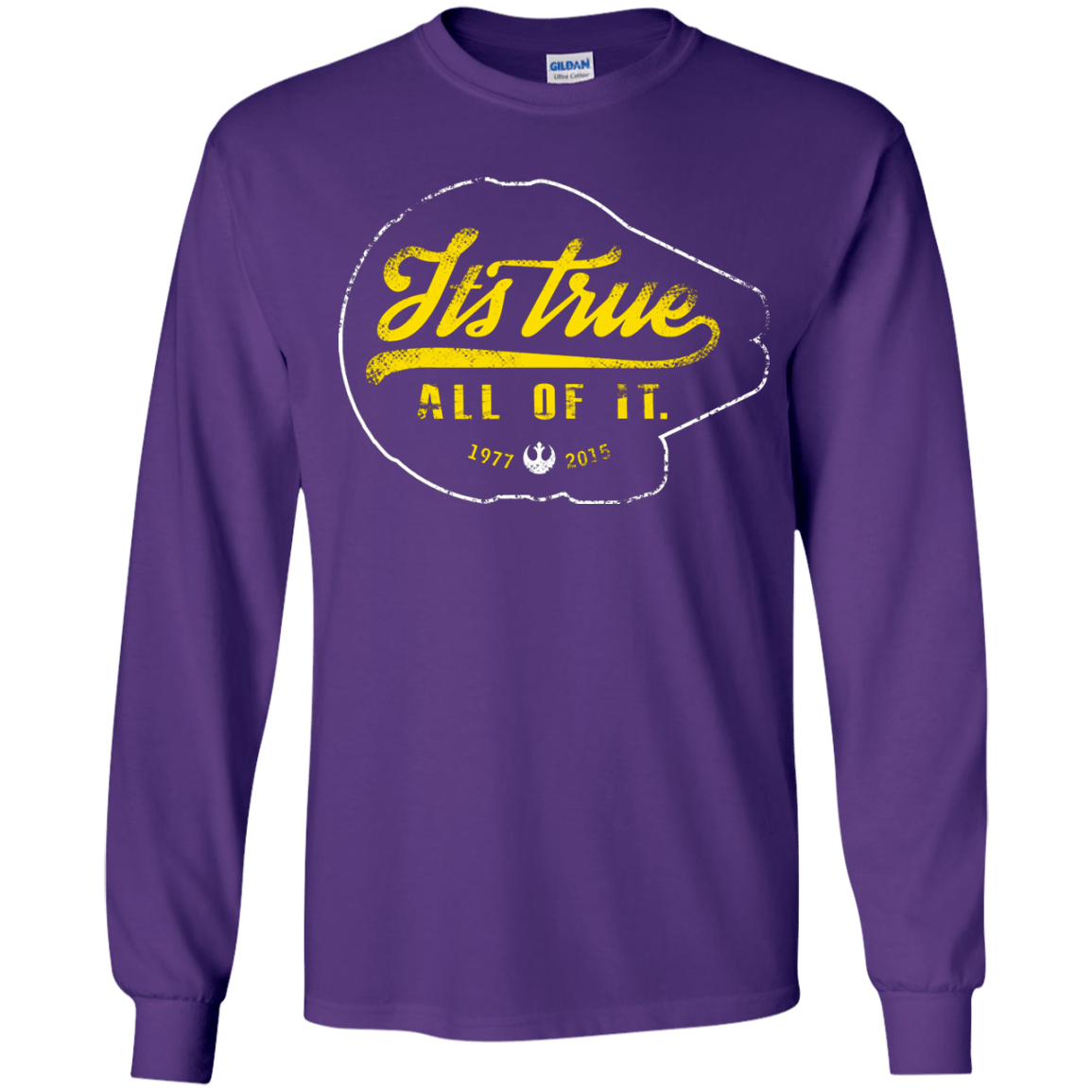 T-Shirts Purple / YS Its True Youth Long Sleeve T-Shirt